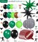 Football Balloon garland arch kit Dark green Brown black balloon large mylar starburst for sport theme super bowl touch down birthday decorations